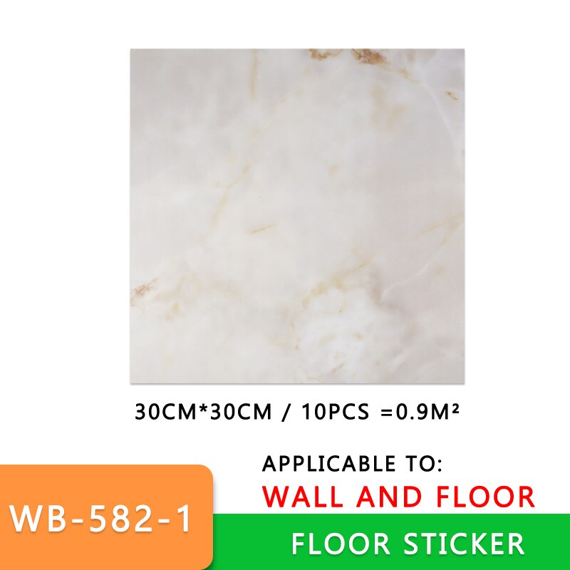 10pcs Marble Floor Sticker