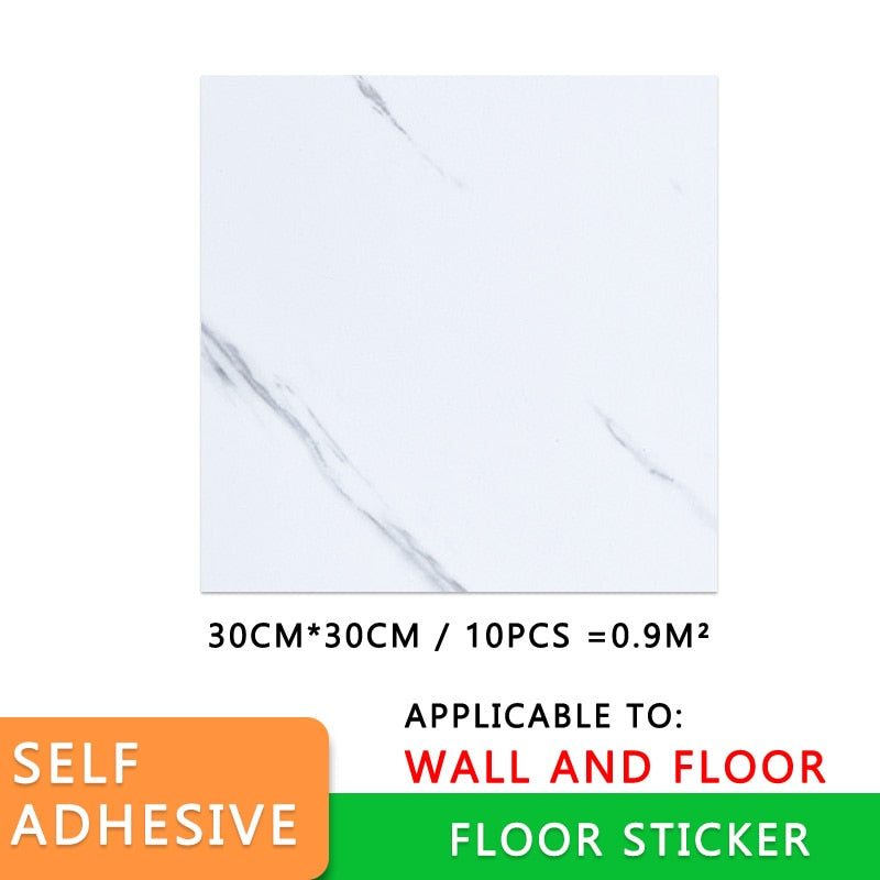 10pcs Marble Floor Sticker