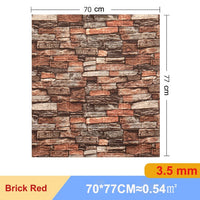 Thumbnail for 10Pcs 3D Brick Wall Sticker