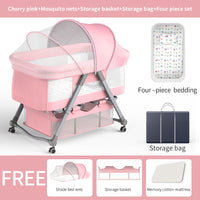 Thumbnail for Foldable Crib Baby Cradle