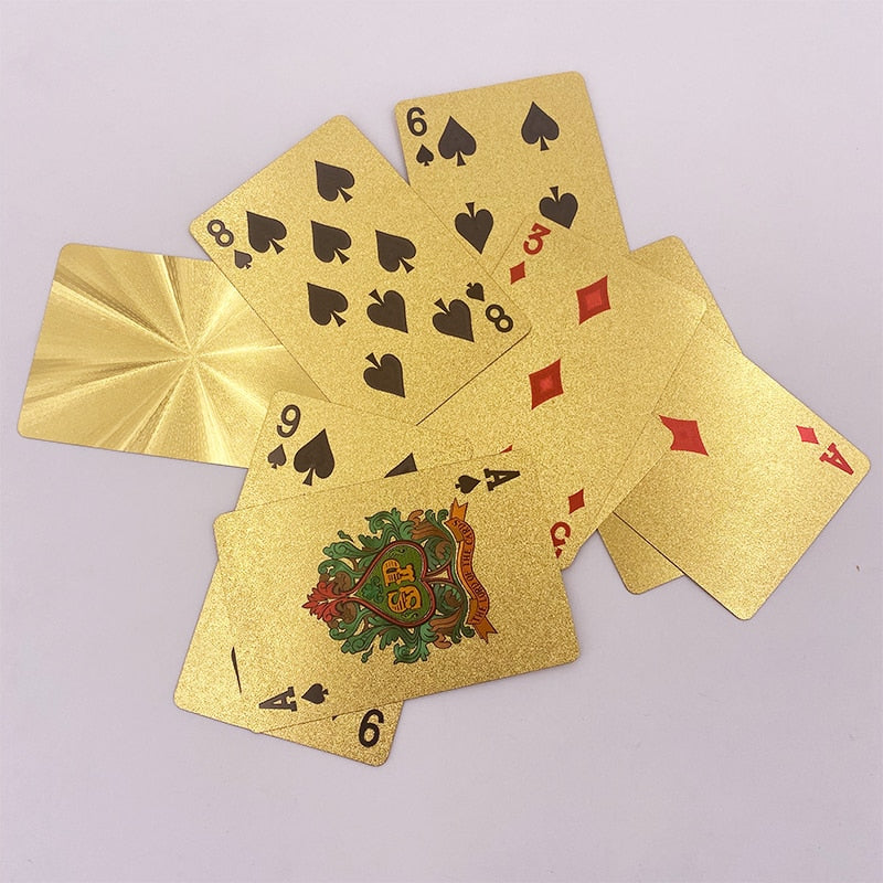 Golden Playing Cards