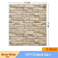 Thumbnail for 10Pcs 3D Brick Wall Sticker