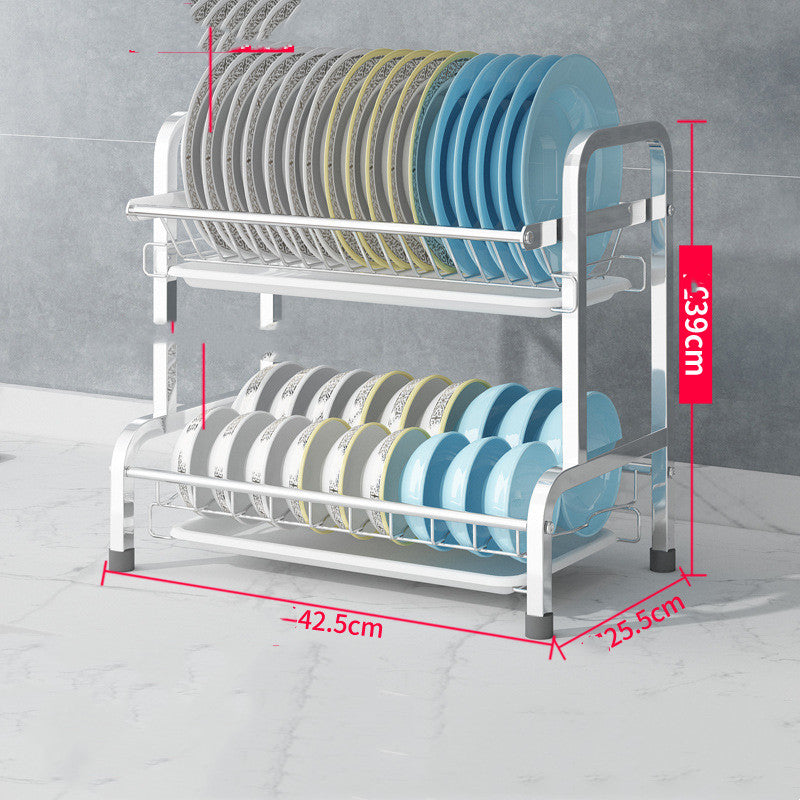 Double-layer Supplies Rack